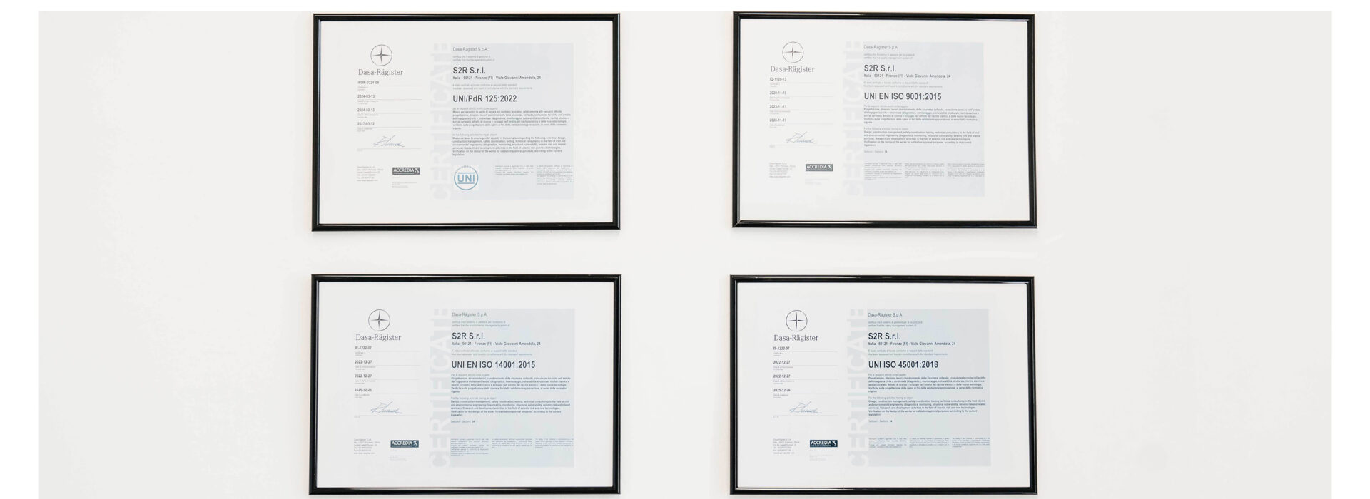 Certificazioni